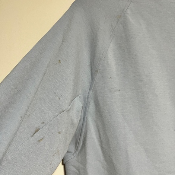 Lululemon Light Blue Crewneck Sweatshirt with Minimal Branding - Picture 8 of 11